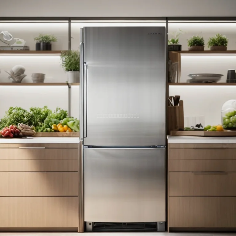 AI Kühlschrank in moderner Küche